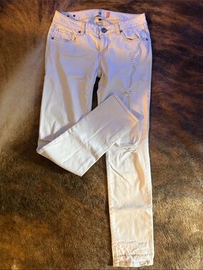 Cabi …White Distressed Skinny Jeans